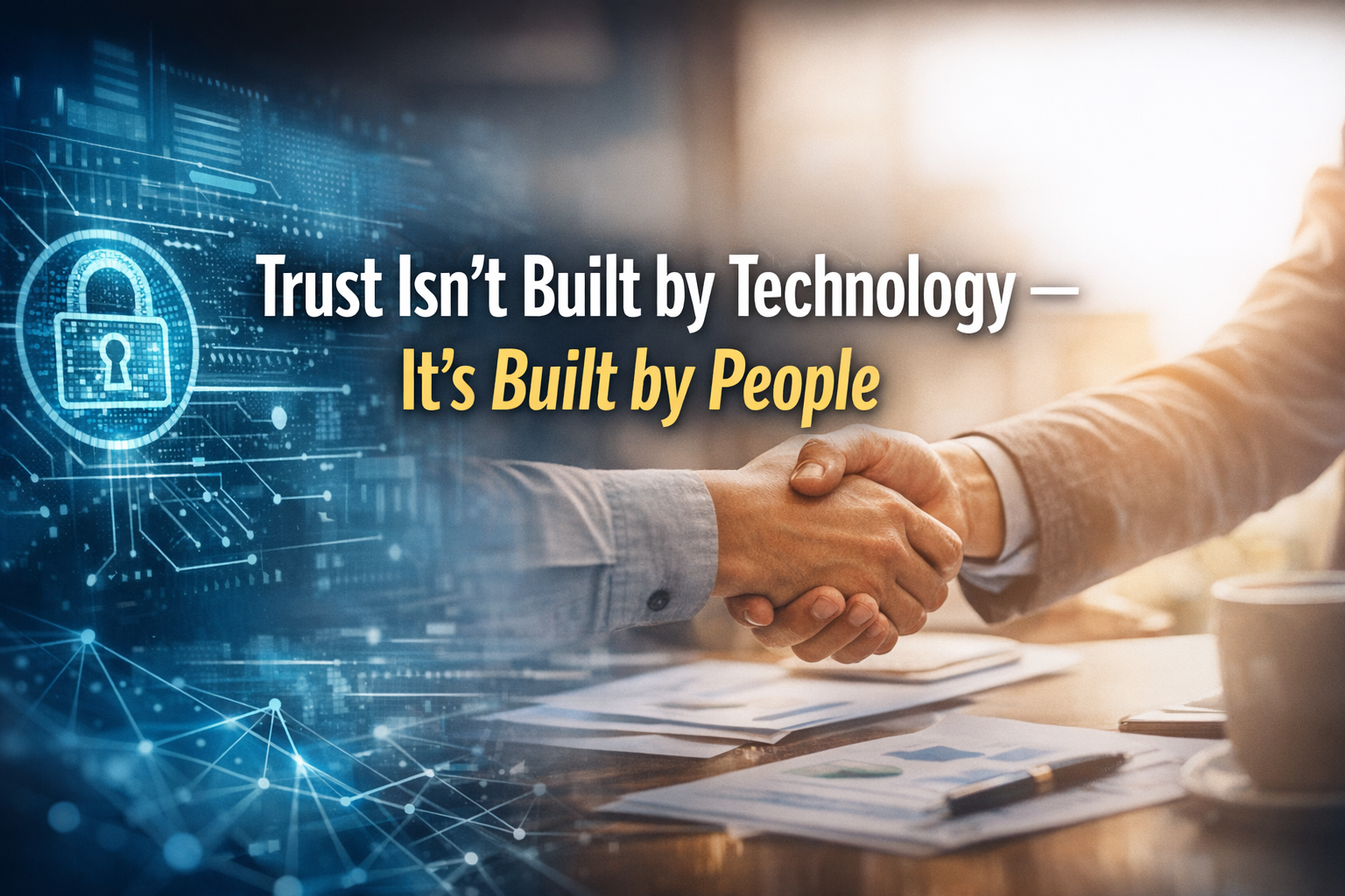 Trust is Not Built by Technology — It’s Built by People